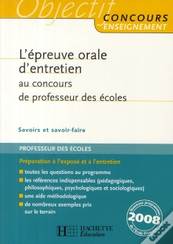 Capa do artigo L'Epreuve Orale D'Entretien Au Concours De Professeur Des Ecoles