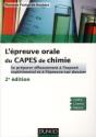 L'Epreuve Orale Du Capes De Chimie - Se Preparer Efficacement Aux Montages Et A L'Epreuve Sur - Preview
