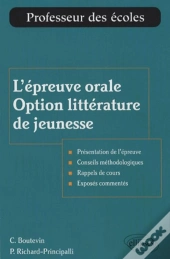 L'Épreuve Orale, Option Littérature De Jeunesse