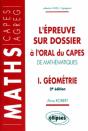 L'Épreuve Sur Dossier À L'Oral Du Capes De Mathématiques I - Géométrie - Nouvelle Édition - Preview