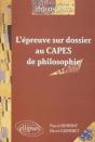 L'Épreuve Sur Dossier Au Capes De Philosophie - Preview