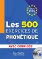 Les 500 Exercices De Phonétique ; B1>B2 ; Livre + Corriges Integrés + Cd Audio Mp3 - Preview