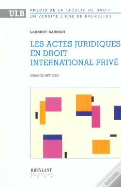 Capa do artigo Les Actes Juridiques En Droit International Prive