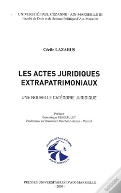 Capa do artigo Les Actes Juridiques Extrapatrimoniaux ; Une Nouvelle Catégorie Juridique