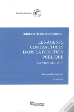 Capa do artigo Les Agents Contractuels Dans La Fonction Publique - Exercices 2010-2019