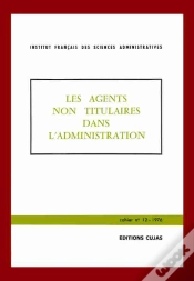 Capa do artigo Les Agents Non Titulaires Dans L