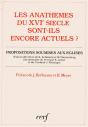 Les Anathemes Du Xvie Siecles Sont-Ils Encore Actuels ? - Preview
