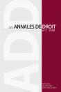 Les Annales De Droit T.2 (Édition 2008) - Preview