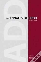 Les Annales De Droit T.3 (Édition 2009)