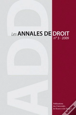 Capa do artigo Les Annales De Droit T.3 (Édition 2009)