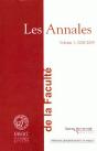 Les Annales De La Faculté De Droit Tome 1 ; Sciences Économiques Et Gestion De Nancy (Édition 2008/2009) - Preview