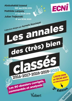 Capa do artigo Les Annales Des (Très) Bien Classés 2018-2019-2020 ; La Correction Corrigée, Commentée Et Analysée D