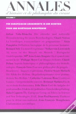 Capa do artigo Les Annales D'Histoire Et De Philosophie Du Vivant T.7 ; Les Cellules Souches