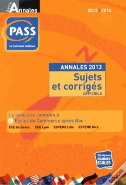 Capa do artigo Les Annales Pass 2013-2014
