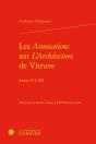 Les Annotations Sur L'Architecture De Vitruve Livres V À Vii - Preview