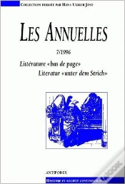 Capa do artigo Les Annuelles No 7-1996