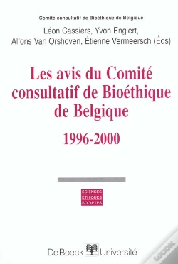 Capa do artigo Les Avis Du Comite Consultatif De Bioethique De Belgique 1996-2000