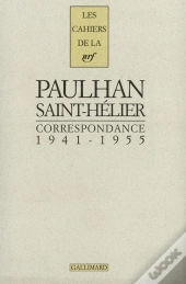 Les Cahiers De La Nrf Correspondance Jean Paulhan Saint Helier 1941-1955