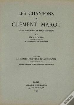 Capa do artigo Les Chansons De Clement Marot  Etude Historique Et Bibliographique