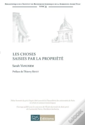 Capa do artigo Les Choses Saisies Par La Propriete