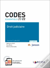 Capa do artigo Les Codes Larcier ; Code Essentiel Droit Judiciaire 2022