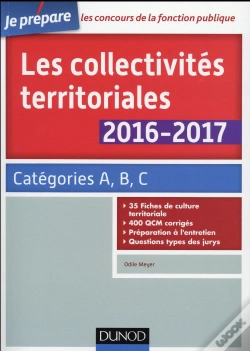 Capa do artigo Les Collectivites Territoriales 2016-2017 - 6e Ed. - Categories A, B, C