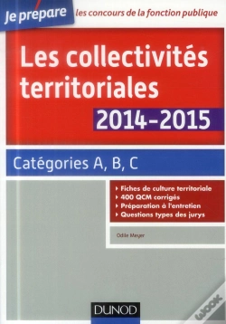 Capa do artigo Les Collectivités Territoriales ; Catégories A, B, C (Édition 2014/2015)