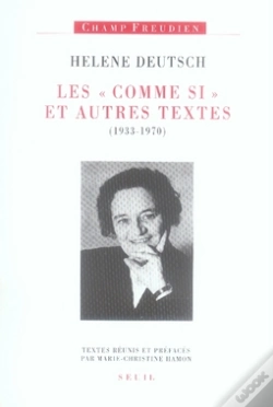 Capa do artigo Les Comme Si Et Autres Textes (1933-1970)