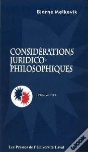 Capa do artigo Les Considerations Juridico-Philosophiques