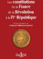 Les Constitution De La France De La Révolution À La Ive République - Preview