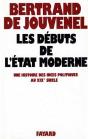 Les Débuts De L'Etat Moderne : Une Histoire Des Idées Politiques Au Xixe Siècle - Preview