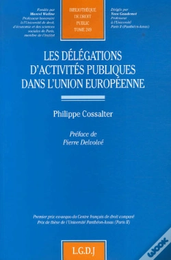 Capa do artigo Les Délégations D'Activités Publiques Dans L'Union Européenne