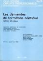 Les Demandes De Formation Continue, Options Et Enjeux ; Approche Systémique De La Demande De Formation Continue Dans L'Éducation Spécialisée Et Les Soins Infirmiers - Preview