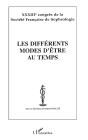 Les Différents Modes D'Être Au Temps - Preview