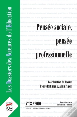 Capa do artigo Les Dossiers Des Sciences De L'Éducation Tome 23 : Pensée Sociale, Pensée Professionnelle