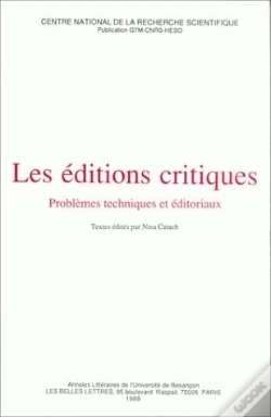 Capa do artigo Les Éditions Critiques : Problèmes Techniques Et Éditoriaux