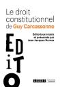 Les Editoriaux Au Point De Guy Carcassonne - Textes Rassembles Par Jean-Jacques Urvoas - Preview
