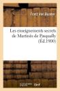 Les Enseignements De Pasqually Edition 1900 - Preview