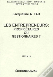 Capa do artigo Les Entrepreneurs ; Proprietaires Ou Gestionnaires ; Mesa 16