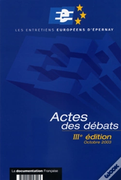 Capa do artigo Les Entretiens Europeens D'Epernay ; Actes Des Debats