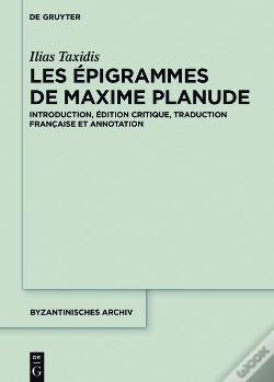 Capa do artigo Les Épigrammes De Maxime Planude