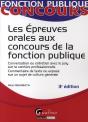 Les Épreuves Orales Aux Concours De La Fonction Publique - Preview