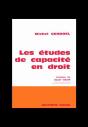 Les Études De Capacité En Droit - Preview