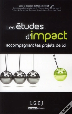 Capa do artigo Les Etudes D'Impact Accompagnant Les Projets De Loi