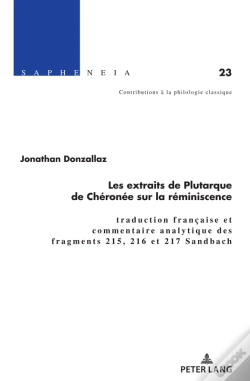 Capa do artigo Les Extraits De Plutarque De Chéronée Sur La Réminiscence