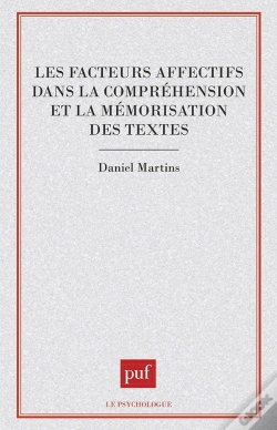 Capa do artigo Les Facteurs Affectifs Dans La Compréhension Et La Mémorisation Des Textes
