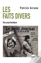 Capa do artigo Les Faits Divers ; Une Psychanalyse