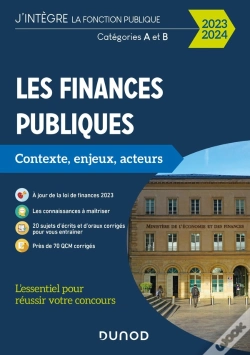 Capa do artigo Les Finances Publiques ; Catégories A Et B ; Contexte, Enjeux, Acteurs (Édition 2023/2024)