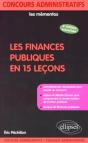 Les Finances Publiques En 15 Leçons. Nouvelle Édition - Preview