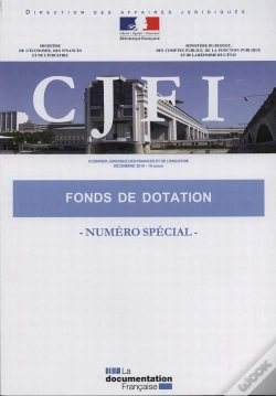 Capa do artigo Les Fonds De Dotation (Numero Special Cjfi)